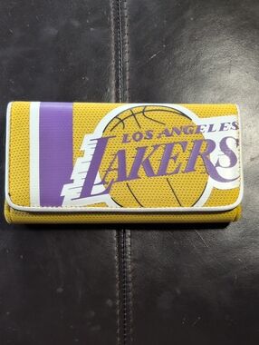 Bakers Yellow and Purple Team Logo Wallet